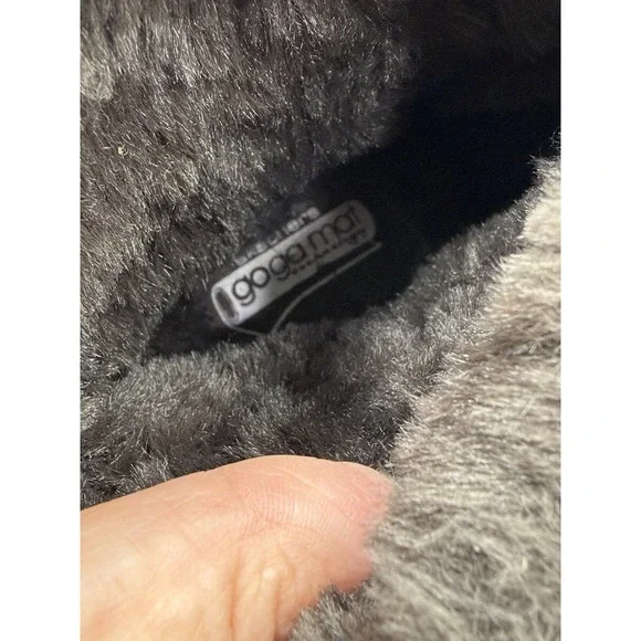 Skechers Goga Mat Brown Faux Suede Ankle Boots Faux Fur Lined Women's 6.5 - Picture 6 of 8